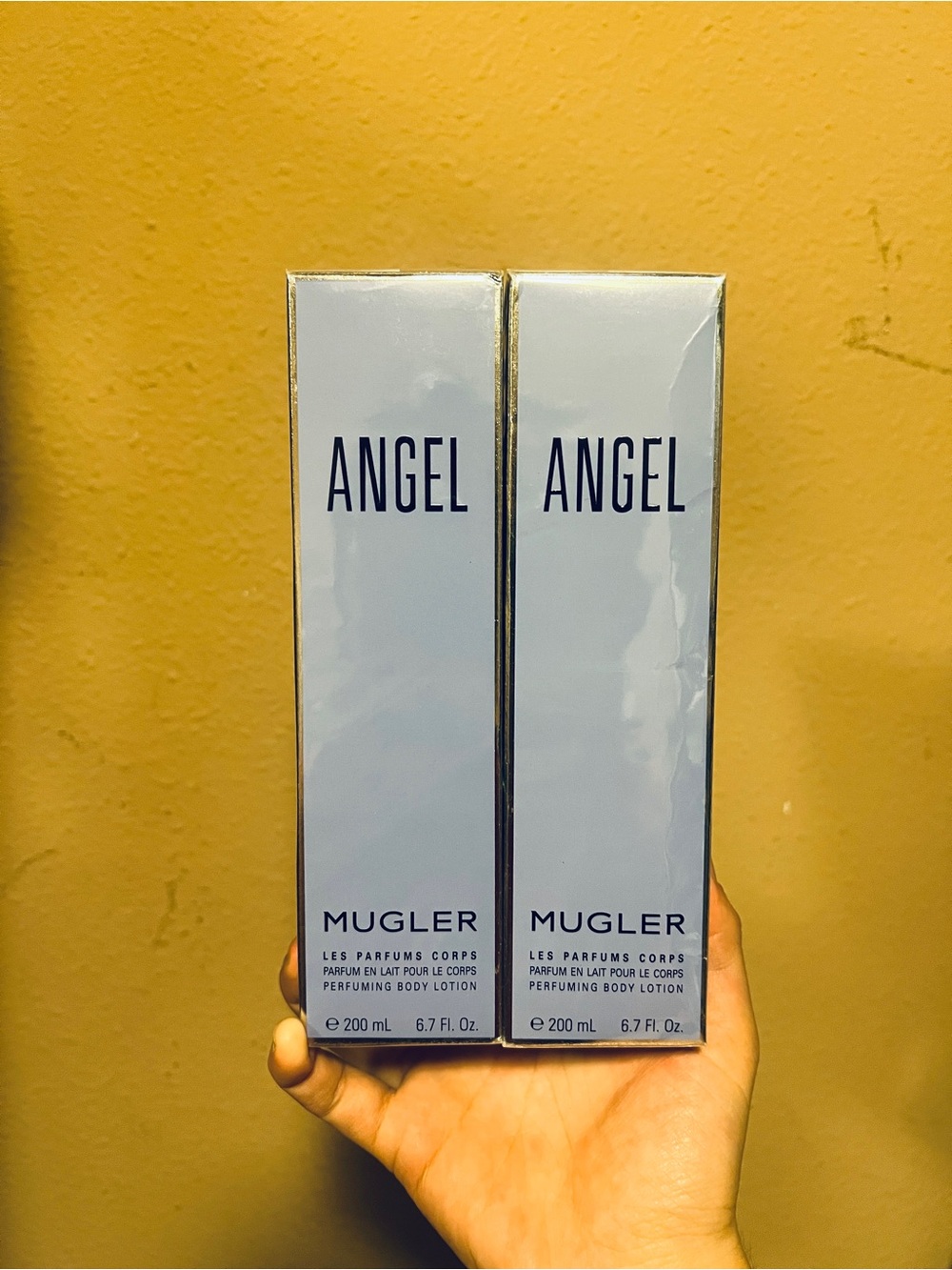 2X SEALED Mugler Angel Perfuming Body Lotion 200ml/6.7oz